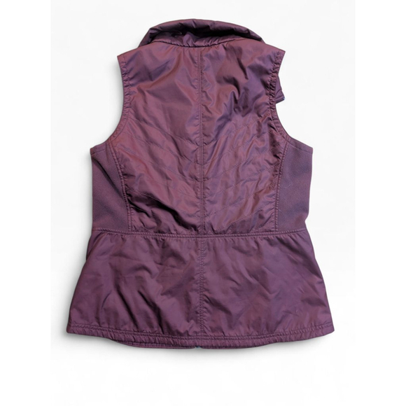 Columbia Mix It Around Maroon Vest Large Puffer + Fleece - Picture 3 of 10